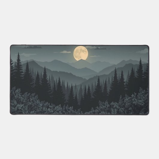 Pleine lune de la forêt de pins (Recto)