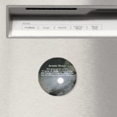 Pleine lune de prière de sérénité Magnet inspiré (In Situ (Lave-vaisselle))