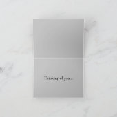 Pleine lune Elk Silhouette Penser à votre carte (Intérieur)