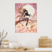 Pleine lune en Automne Poster de la Fée (Cuisine)