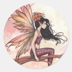 Pleine lune en Stickers Fairy Automne