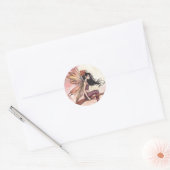 Pleine lune en Stickers Fairy Automne (Enveloppe)