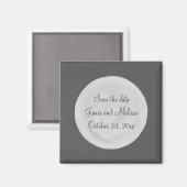 Pleine lune Enregistrer la date Mariage Magnets (Recto/Verso)
