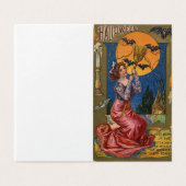 Pleine lune Halloween Witch (Outside Unfolded)