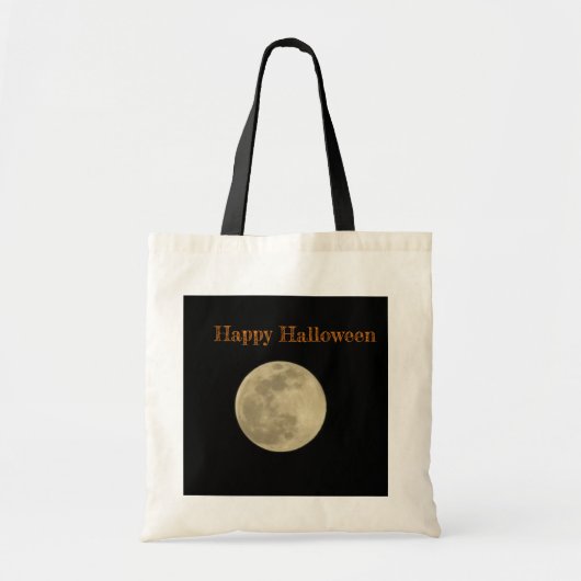 Pleine lune Happy Halloween sac (Devant)