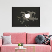 Pleine lune - Impression moderne (Insitu(Salon))