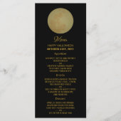 Pleine lune, Menu de fête d'Halloween (Devant)