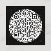 Pleine lune Nails Carrés Cartes de visite (Dos)