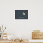 Pleine lune Poster Robert Browning Citation (Cuisine)