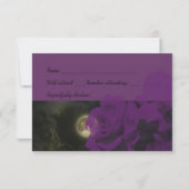 Pleine lune Profond Violet Fantôme Roses RSVP (Dos)
