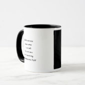 Pleine lune Ringer Mug (Devant gauche)