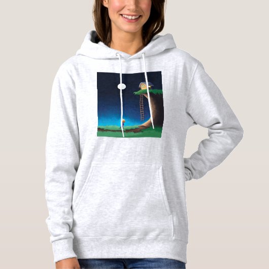 Pleine lune Sky Sweat - shirt à capuche (Devant)