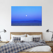 Pleine lune sur le désert toile d'art Imprimer (Insitu(Chambre))
