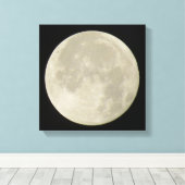 Pleine lune sur toile photo (Insitu (Plancher de Bois))