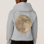 Pleine lune Sweat - shirt à capuche de la lune pou (Dos)