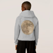 Pleine lune Sweat - shirt à capuche de la lune pou (Dos entier)