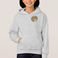 Pleine lune Sweat - shirt à capuche de la lune pou