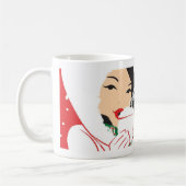 Pleine tasse d'enveloppe de cacao chaud (Gauche)