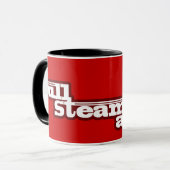 Pleine vapeur devant la tasse du train à vapeur ro (Devant gauche)