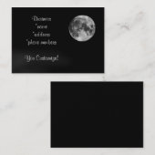Pleins cartes de visite lunaires de Moon* de (Devant / Derrière)