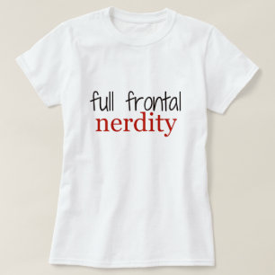 Pleins T-shirts frontaux de Nerdity