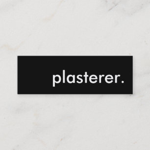 pleister. mini visitekaartje