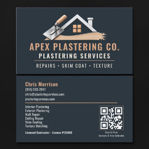 Pleister QR Code-professionele diensten Visitekaartje