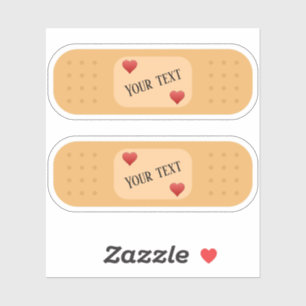 Pleisters pleister personaliseerbare tekst sticker
