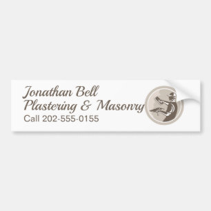 Pleisterwerk Metselwerk Gipsplaat Bumpersticker