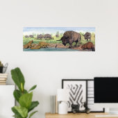 Pleistocene Texas Poster (Thuiskantoor)