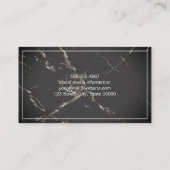 pleiter | Marmer | Blind Justice Visitekaartje (Achterkant)