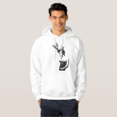 Plena Punk Puerto Rican Art Men's Pullover Hoodie (Devant entier)