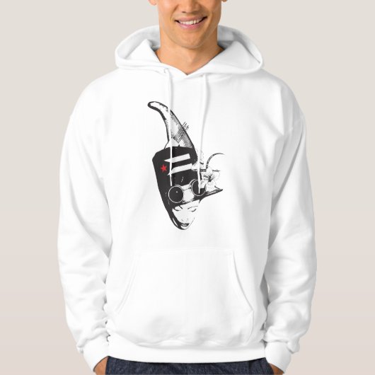 Plena Punk Puerto Rican Art Men's Pullover Hoodie (Devant)