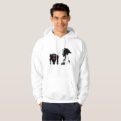 Plena Punk Puerto Rican Art Men's Pullover Hoodie (Devant entier)