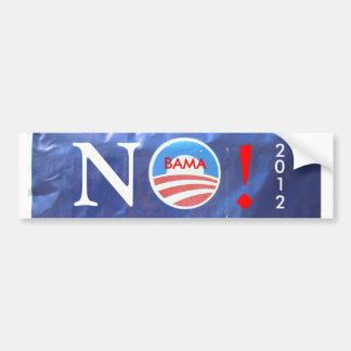 plenet obama, NEE! BAMA 2012 Bumpersticker