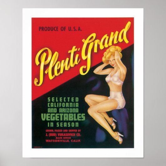 Plenti Grand Poster (Voorkant)