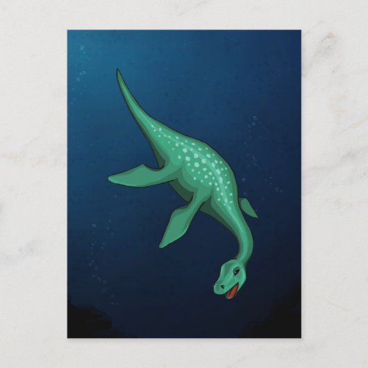Plesiosaur Briefkaart (Voorkant)