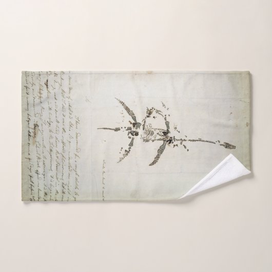Plesiosaurus dolichodeirus (Serviette à main)