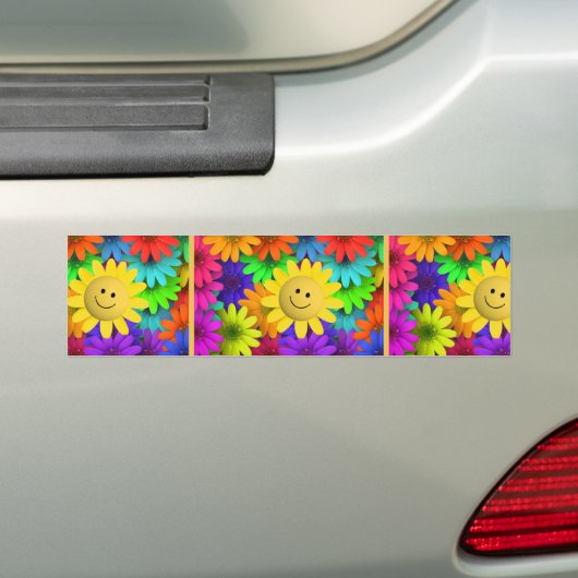 pleurbloem bumpersticker (Op auto)