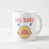 pleurer bébé - Jumbo Mug (Devant droit)