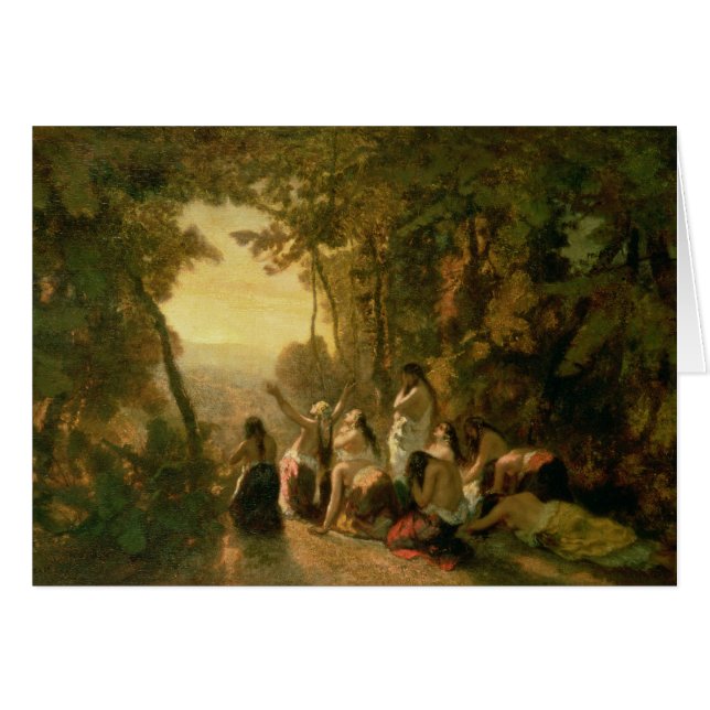 Pleurer de la fille de Jephthah, 1846 (Devant horizontal)