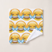 Pleurer de rire Larmes de joie émoji (Gant de toilette)