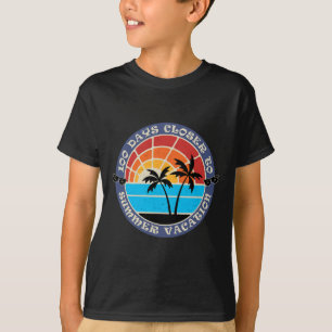 Plezier 100 dagen dichter bij de zomer - 100ste da t-shirt
