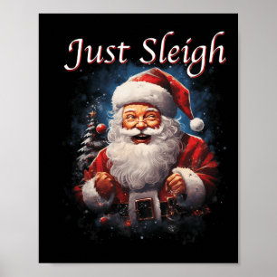 Plezier alleen slee sinterklaas gewoon slak poster