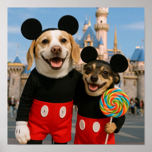 "Plezier bij Disney" Poster