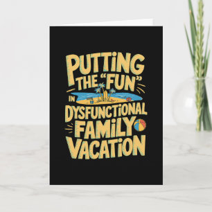 Plezier brengen in een disfunctionele vakantie 1  kaart