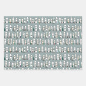 Plezier Coördinerend Kerstmis Wrapping Papier Inpakpapier Vel (Voorkant 2)