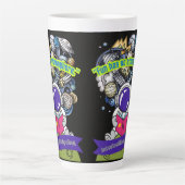 Plezier heeft geen atmosfeer latte mok (Voorkant)