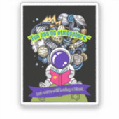 Plezier heeft geen atmosfeer sticker (Voorkant)