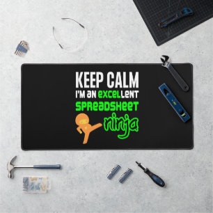 Plezier Houd Kalm UITSTEKENDE SPREADSHEET NINJA Bureaumat